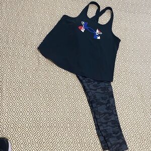 🏃‍♀️ Reebok under armour set..super great exercise outfit 🏃‍♀️ Price is for both